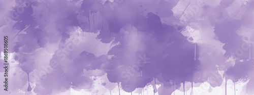 Creative Pastel Watercolor Background with Light Lavender Blends