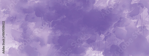 Abstract Watercolor Art Surface with Smooth Purple Diffusion
