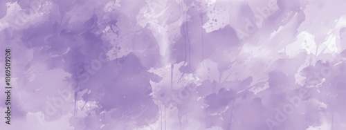Soft Pastel Watercolor Art with Gentle Purple Color Flow