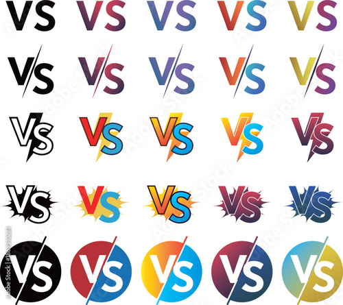 VS アイコン　セット