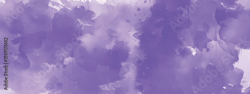 Soft and Dreamy Watercolor Background in Lavender Palette