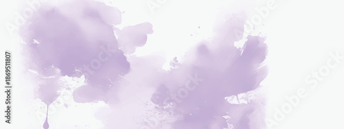 Abstract Watercolor Design with Subtle Violet Color Harmony