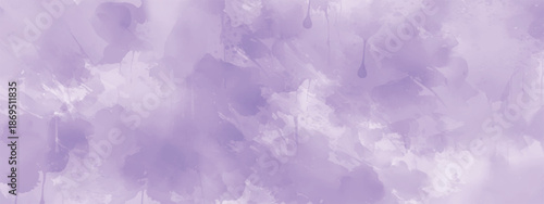 Abstract Watercolor Design with Subtle Violet Color Harmony