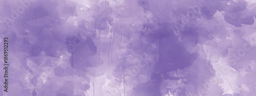 Handcrafted Abstract Watercolor Art with Gentle Lavender Movement