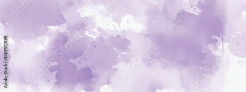 Abstract Paint Background with Fluid Lavender Watercolor Layers
