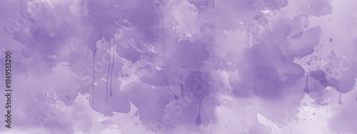 Modern Watercolor Background with Smooth Lavender Gradient