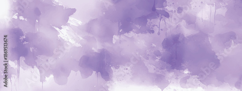 Calm and Minimal Abstract Watercolor Background in Purple Tones