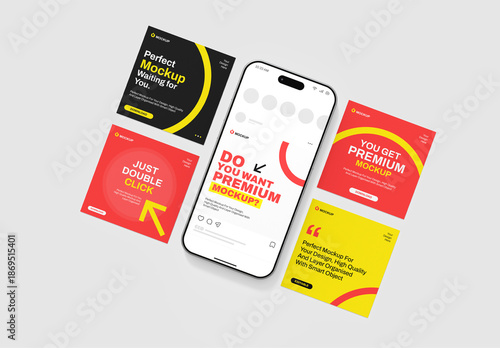 Premium Social Media Web Post Mockup