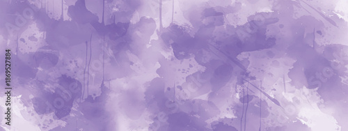Minimal Pastel Watercolor Background with Light Purple Accents