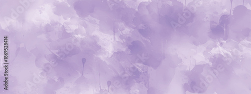 Soft Cloud Like Watercolor Background in Lavender Shades