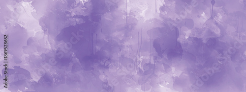 Gentle Purple Watercolor Background with Organic Paint Blending