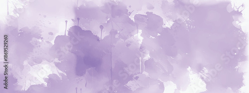 Decorative Watercolor Background Featuring Pastel Purple Washes