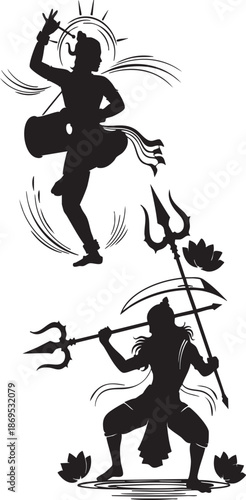 Mahadev Portrait Vector for Maha Shivratri