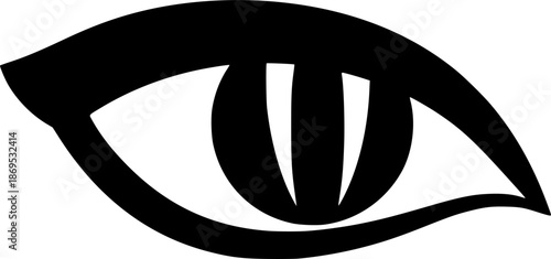 Ganesh Eye – Black and White Vector Illustration, Spiritual Symbol, Hindu Deity Detail, Line Art Sketch