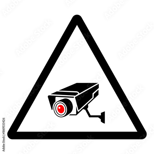 CCTV Security Camera Symbol Sign, Vector Illustration, Isolate On White Background Label.EPS10