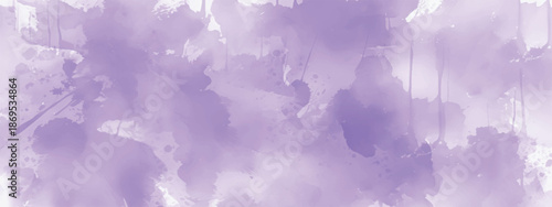 Artistic Purple Paint Texture with Organic Watercolor Flow and Depth