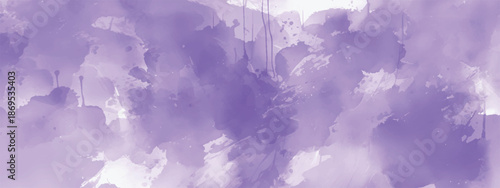 Pastel Violet Artistic Background Featuring Fluid Watercolor Patterns