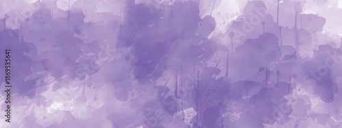 Soft Lavender Watercolor Texture with Dreamy Abstract Paint Wash Background