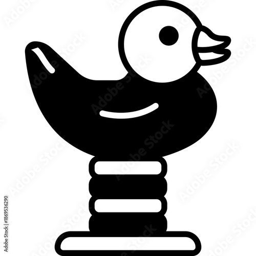 Spring Swing Rider Playground Rocker Fill Icon: Park Toy