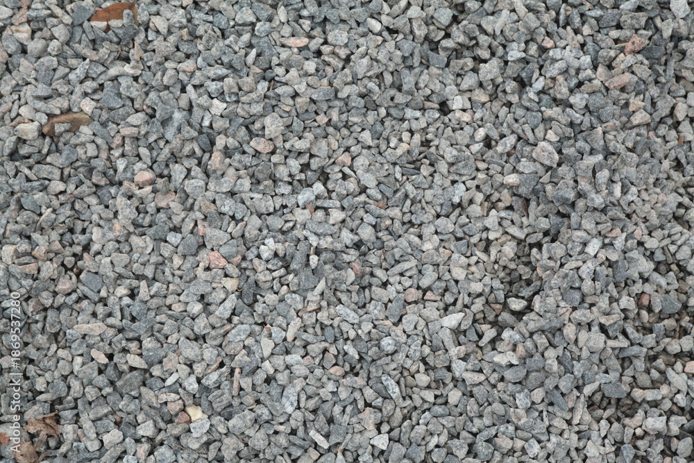 Obraz premium Gravel or small stones texture, abstract rough surface.
