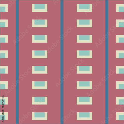 Square verticle stripe minimalist geometric pattern