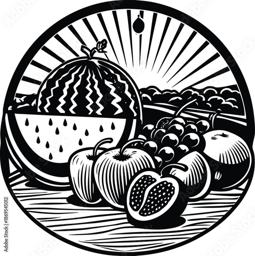 a nature tree on moon star victor silhouette 
