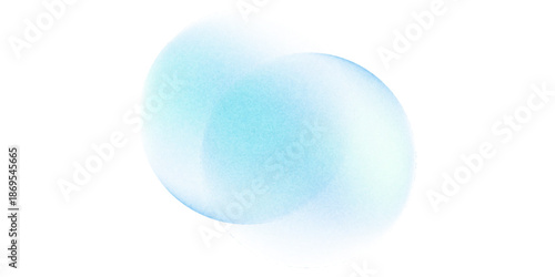 Gradient background, color gradation circle with grain noise texture, vector abstract watercolor holographic blur. Color gradient soft blend mesh of blue iridescent colors