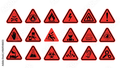 Contrasting Temperature Icons Snowflake and Flame Symbols.