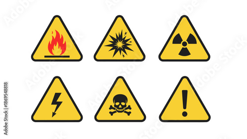 Contrasting Temperature Icons Snowflake and Flame Symbols.