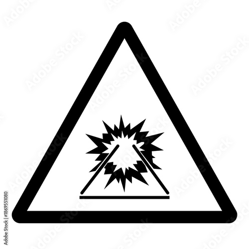 Warning Welding ARC Symbol Sign ,Vector Illustration, Isolate On White Background Label.EPS10