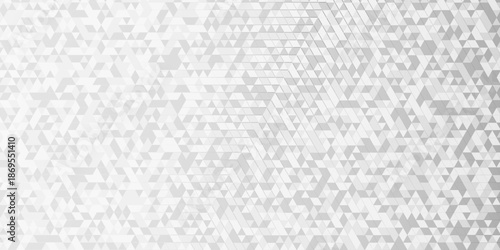 Vector poly triangle texture geometric pattern paper design. minimal paper low polygon cubic white design. geometric wall tile metal cube triangle wallpaper background.