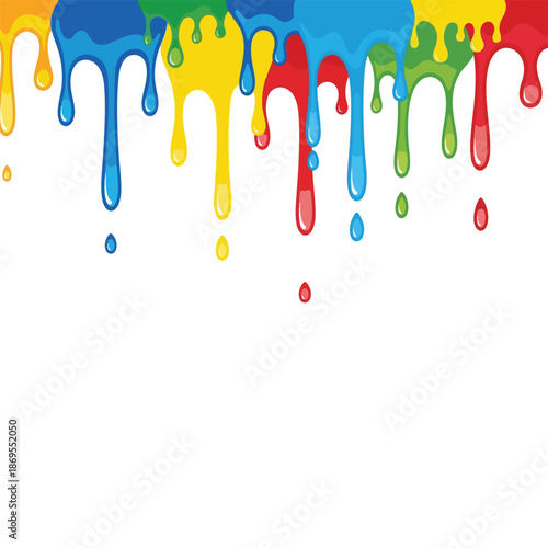 Colorful Paint Splash & Drip Vector Collection | Abstract Ink, Liquid Paint Splatter Backgrounds