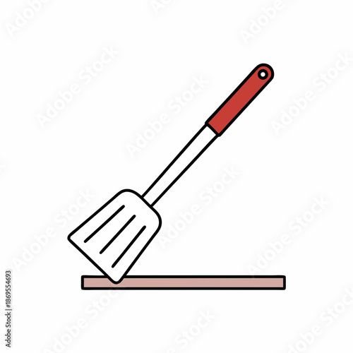 Kitchen Spatula Vector Illustration
