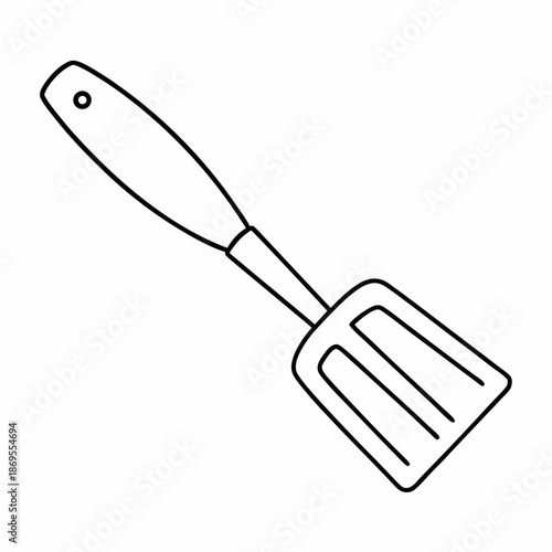 Kitchen Spatula Vector Illustration