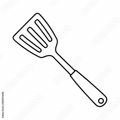 Kitchen Spatula Vector Illustration