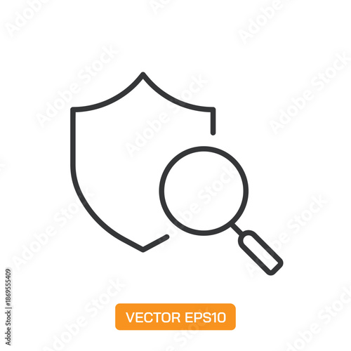 Search Icons. Thin Line Symbol Elements Collection.