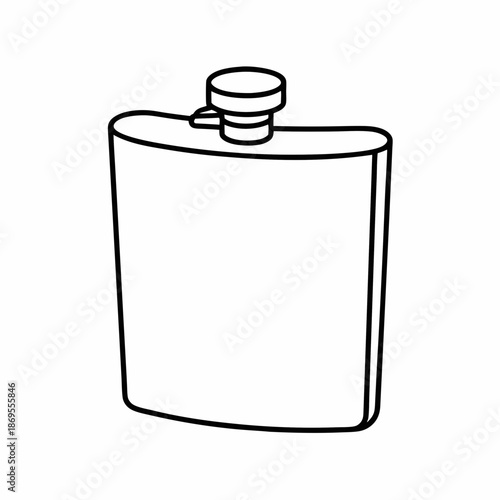 Laboratory Flask Vector Illustration