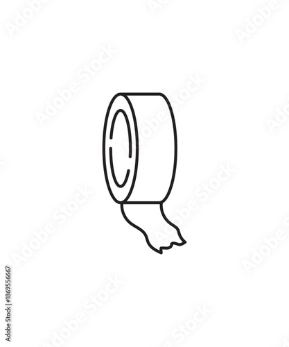 old film roll icon, vector best line icon.