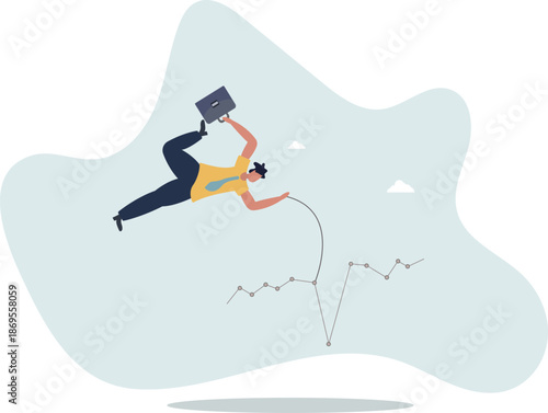 Being fired from work, company lay off or underperform employee, business failure or mistake concept.life and employment of people.