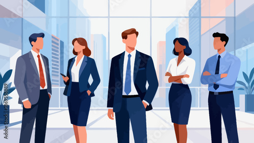 Business professionals in office