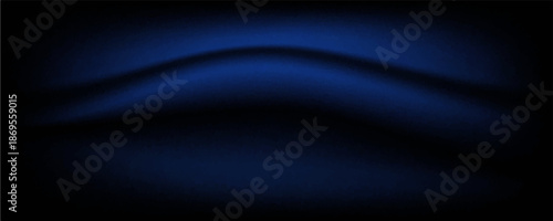 Dark Blue Gradient Abstract Background. Blurred Gradient with grain noise texture effect, elegant and futuristic good for wallpaper, copy space