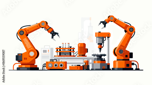 Industrial robots and machinery