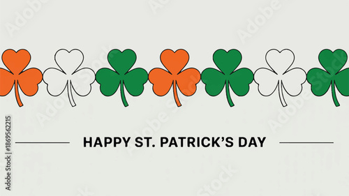 Patrick’s Day banner design on a white background, featuring glowing X-ray style running athlete bones