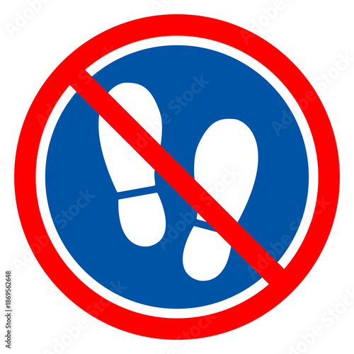 Stand Here Symbol Sign ,Vector Illustration, Isolated On White Background Label.EPS10