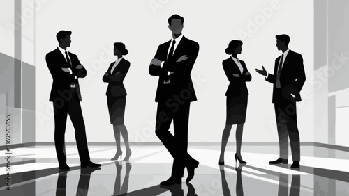 Business people in suits