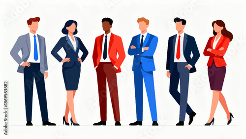 Business people in suits