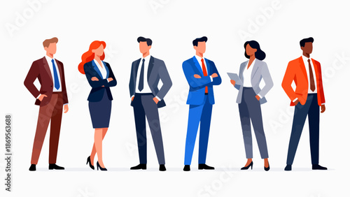 Business people in suits