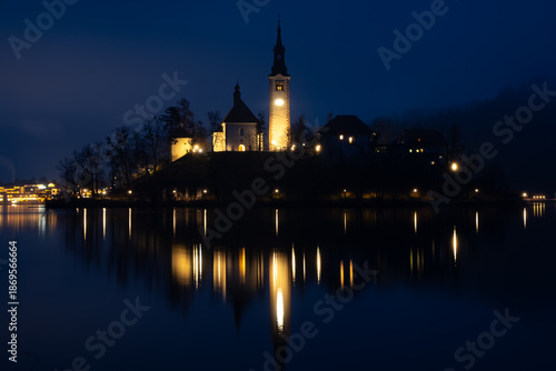 Church of the Mother of God in Bled Island