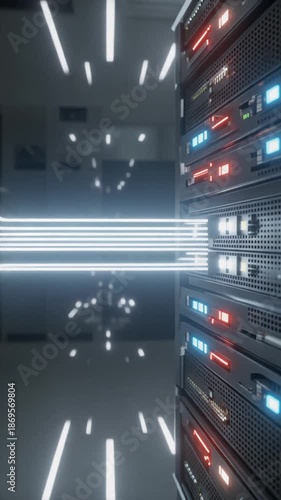 Digital Data Flow in Modern Server Center