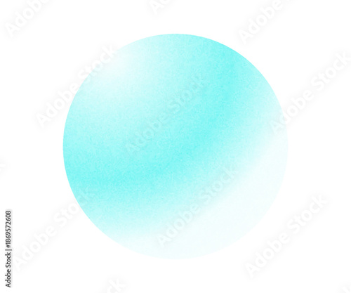 Gradient background, color gradation circle with grain noise texture, vector abstract watercolor holographic blur